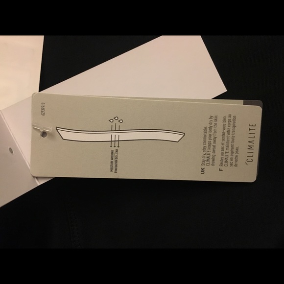 SOLD NWT Adidas ClimaLite Black Leggings (M) - Picture 6 of 8